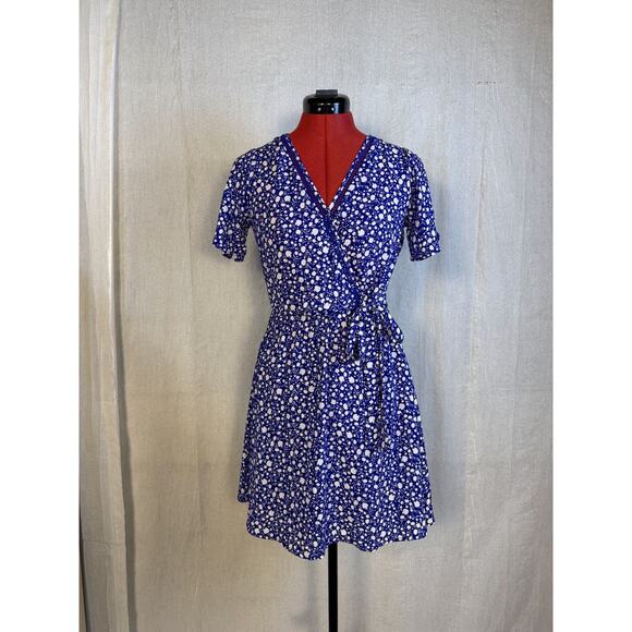 Sienna Sky Dresses & Skirts - Sienna Sky Floral Fit & Flare Women's Mini Sun Dress Blue Size XS D649